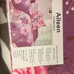 Collection Pink Floral Duvet Cover Set